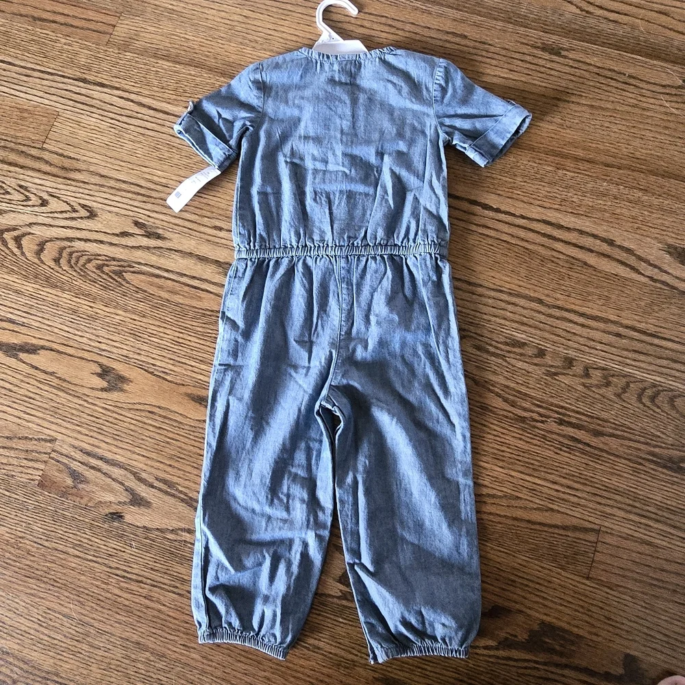 Carter's Denim Pants Romper NWT 24 Months